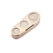 TIFFANY: AN AMERICAN STERLING SILVER TRIPLE COIN CASE