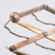 A GEORGE III SILVER SEVEN-BAR CONCERTINA TOAST RACK - Image 3 of 3