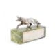 AN UNMARKED CAST MODEL OF A FOX - Image 1 of 2