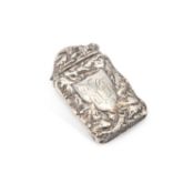 AN AMERICAN STERLING SILVER VESTA CASE