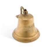 A BRASS SHIP'S BELL