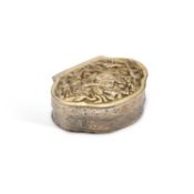 AN EARLY CONTINENTAL METAL SNUFF BOX