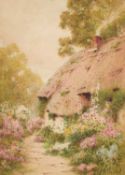 JOHN ABERNETHY LYNAS-GRAY (1869-1940) THE COTTAGE GARDEN, THURLESTONE, DEVON