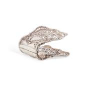 A GEORGE V SILVER SANDWICH OR ASPARAGUS SERVER