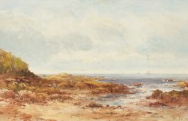 ALBERT POLLITT (1856-1926) ON THE COAST