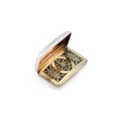 A GEORGE III SILVER VINAIGRETTE