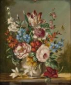 17TH CENTURY STYLE STILL LIFE OF FLOWERS IN A VASE