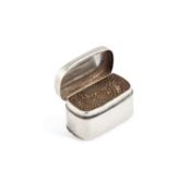 A GEORGE III SILVER NUTMEG GRATER