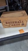antique baseball card chest