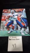 tie detmer signed photo