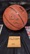 94-95 New York Knicks signed basketball