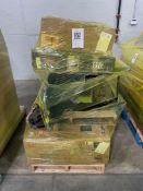 large barbecue set outdoor living daybed swing keeter deck box and other items