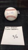 Fred McGriff signed baseball