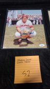 Johnny bench signed photo