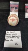 Tom Glavine signed world series fall authenticated