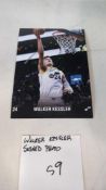 Walker Kessler signed photo