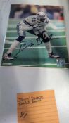 deion Sanders signed photo