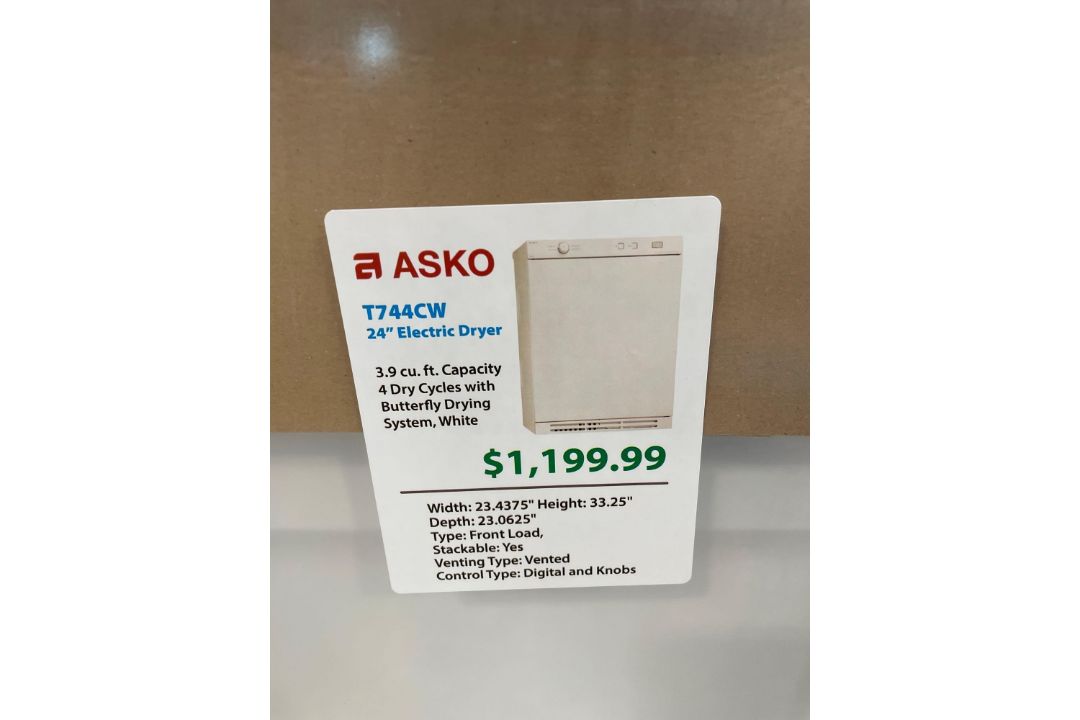 Asko T744CW 24" Electric Dryer - Image 4 of 4