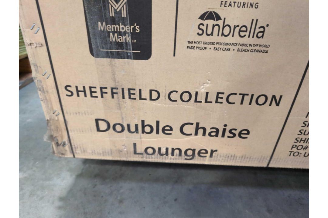 Sheffield Collection double Chaise Lounger - Image 3 of 4