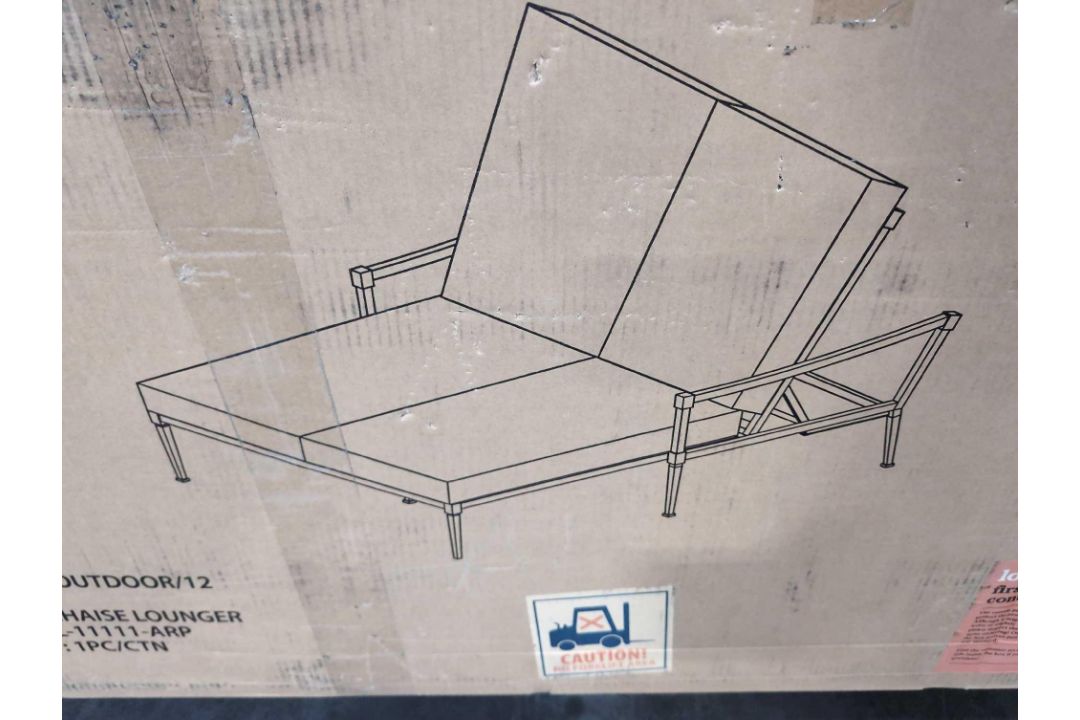 Sheffield Collection double Chaise Lounger - Image 4 of 4