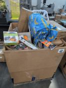 Chargers fleece, B toys, Laundry basket, socks, sleigh, harry potter wand, squirrel feeder and more