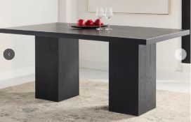 Abbyson Living Dining set, Table, base and Multiple boxes of chairs
