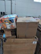 Industrial tote, paper towels, secret spray, vitamins, undergarments and more