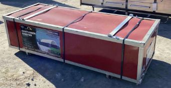 2024 Gold Mountain 20ft x 40ft Dome Container Shelter (New/Unused)