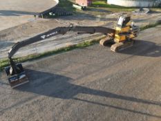 Volvo EC480EL Material Handler with Clam Shell Bucket