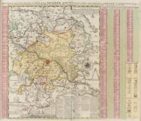 SCHENK (*1693) nach ZÜRNER (*1679), Landkarte Dresden und Umgebung, vor 1725, KS