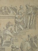 Monogramm HG (16.Jhd) nach CAMBIASO (*1527), Ecce Homo,  1560, Feder Renaissance
