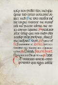 Unbekannt (16.Jhd), Gotruntatis, Handschrift auf Pergament, Aq. Renaissance