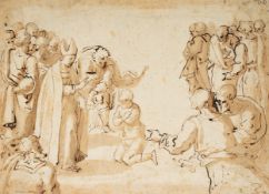 B. INDIA (1528-1590) Nachfolge, Absolution, Feder Renaissance Religiös 1500-1599