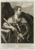 SADELER (*1570) nach TIZIAN (*1488), Porträt von Marcus Salvius Otho, um 1600, K