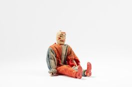 Wooden clown puppet, 1900-1910