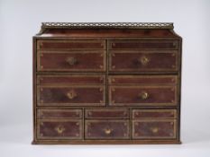 Mahogany cartonnier 18th century