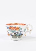Polychrome porcelain vodka cup Meissen manufacture, 1730 circa