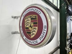 Illuminated Porsche Service Sign - NO RESERVE