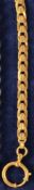 Pocket watch chain, gold-plated