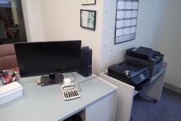 Lot of Monitor, HP Printer, Brother Printer, Keyboard and Mouse. *COMPUTER NOT INCLUDED*