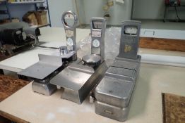 Lot of Exact Weight, Detecto and Toledo Scales.