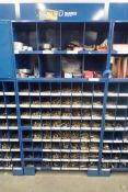 Barnes Parts Cabinet w/Contents inc. Asst. Bolts, Rivets, etc.