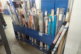 Lot of (3) Rod Storage Racks w/Approx. (41) Packages of Asst. Rod.