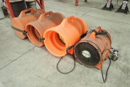 Lot of Allegro COM-PAX-AIL Blower and (3) Canisters.