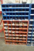 Lot of Bolt Bin w/Contents inc. Asst. Bolts, Washers and Nuts.