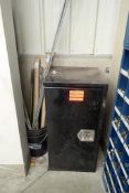 Lot of Metal Cabinet w/Contents and Asst. Threaded Rod.