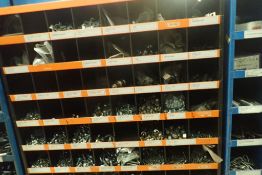 Lot of Bolt Bin w/Asst. Nuts, Bolts, Screws, Carvass, Swageloks, etc.