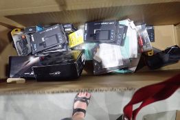 Lot of Asst. Accessories inc. Helmet Liners, Rear Carriers, Dongles, Mounts, Pogies, etc.