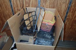 Lot of Asst. Metal and Wicker Baskets.