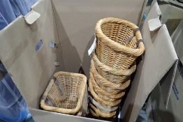 Lot of Asst. Wicker Baskets.